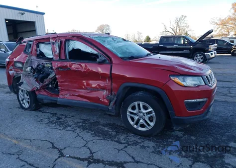 2018 Jeep Compass Sport z USA, uszkodzony, nr VIN 3C4NJCAB6JT204441